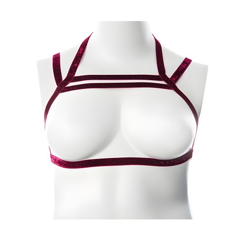 Gender Fluid Sugar Coated Harness - Raspberry Glitter