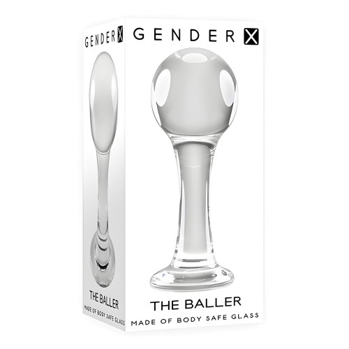 Gender X The Baller Plug de Cristal - Transparente