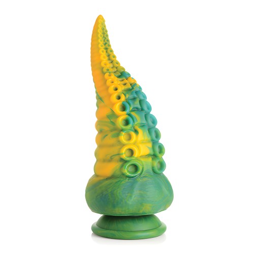 Creature Cocks Monstropus Tentacled Monster Silicone Dildo - Green/Yellow