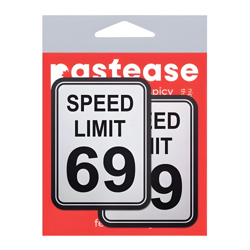 Speed Limit 69 Nipple Pasties by Pastease
