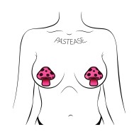 Pastease Premium Shroom Nipple Pasties - Atrevidos y Elegantes
