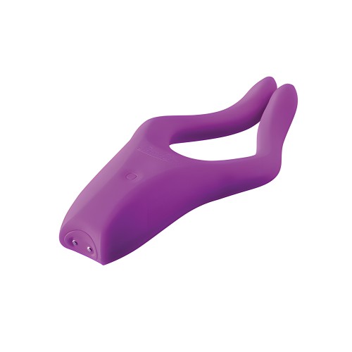 Vibrador BeauMents Doppio Young - Púrpura