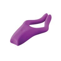 Vibrador BeauMents Doppio Young - Púrpura