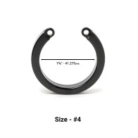 Cock Cage U-Ring #4 Black - Replacement