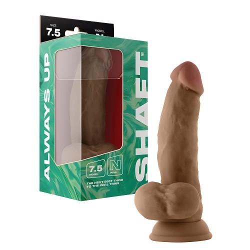 Dildo Curvado de Silicona Líquida Shaft Modelo N - Roble