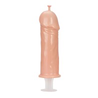 Jeringa Pecker Shot - Carne | Accesorio Divertido para Fiestas