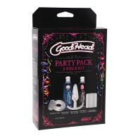 GoodHead Party Pack - Kit de 5 Piezas | Esenciales para Placer Oral