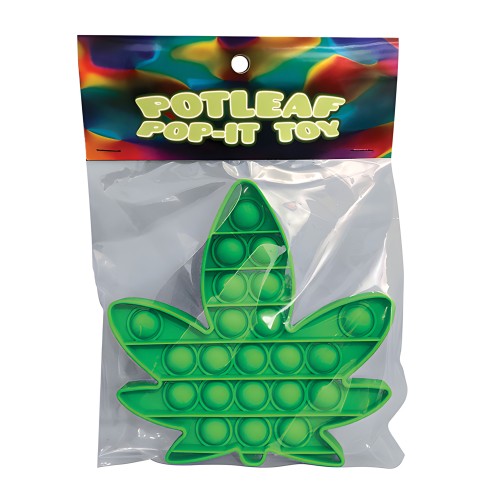 Juguete Fidget Hoja de Marihuana - Verde