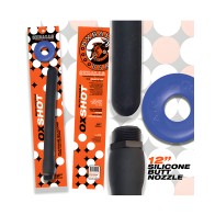 Oxballs Oxshot 12" Boquilla para el Trasero - Negro/Azul