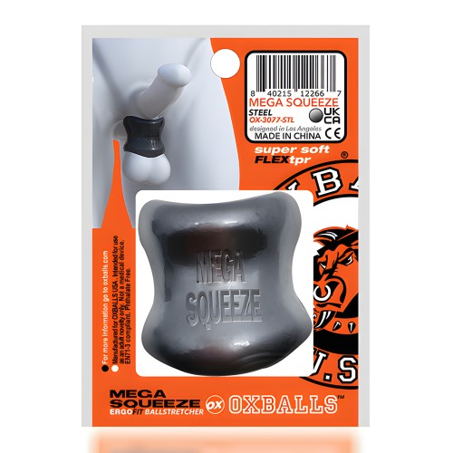 Oxballs Mega Squeeze Ergofit Ballstretcher - Steel