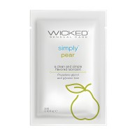 Wicked Sensual Care Simply Water Based Lubricant - .1 oz Pear