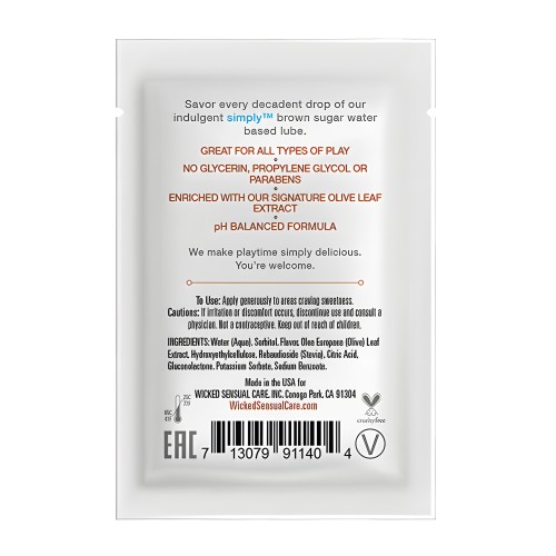 Wicked Sensual Care Brown Sugar Lubricant