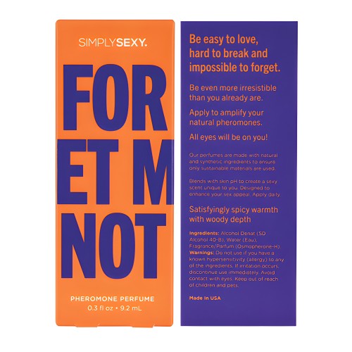 Simply Sexy Pheromone Perfume - Forget Me Not