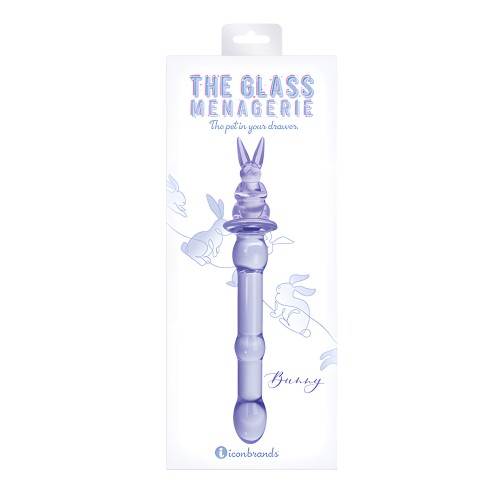 Dildo de Cristal Rabbit - Rosa
