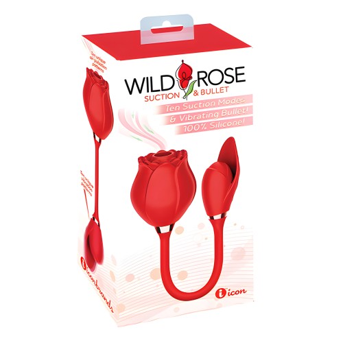 Vibrador Wild Rose & Bullet - Rojo