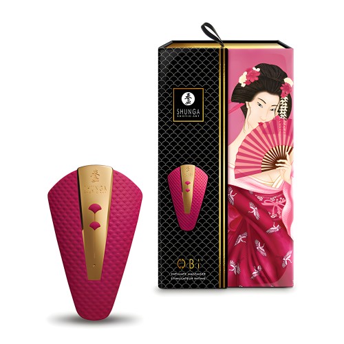 Shunga Obi Intimate Massager Raspberry