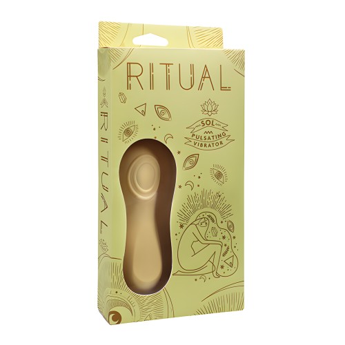 RITUAL Sol Rechargeable Silicone Pulsating Vibe - Yellow
