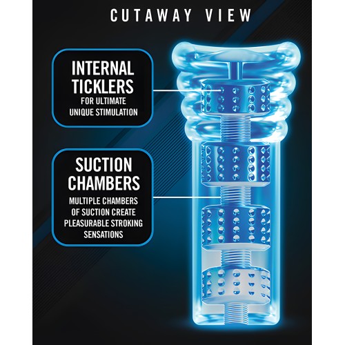 Blush M for Men Soft & Wet Magnifier Stroker - Clear