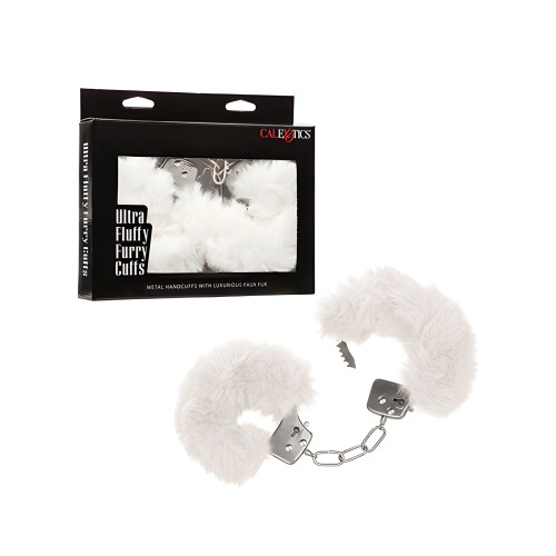 Ultra Fluffy Furry Cuffs - White | California Exotic Novelties