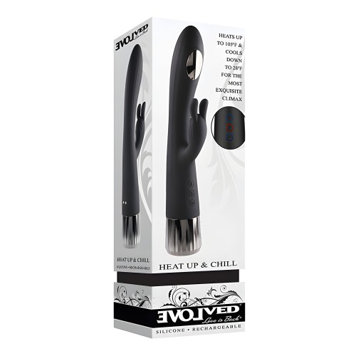 Conejo G-Spot Evolved Calentar y Enfriar - Negro