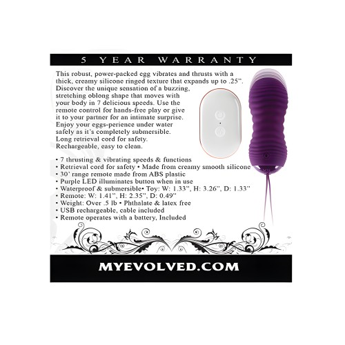 Evolved Eager Egg for Intense Pleasure