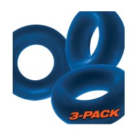 Oxballs Fat Willy Jumbo Cock Rings - Space Blue