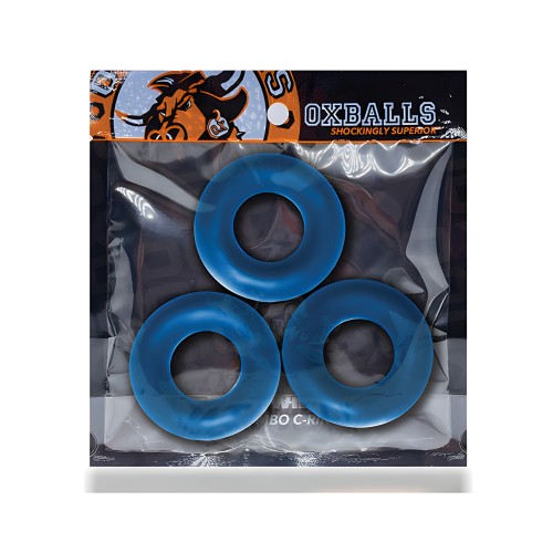 Oxballs Fat Willy Jumbo Cock Rings - Space Blue