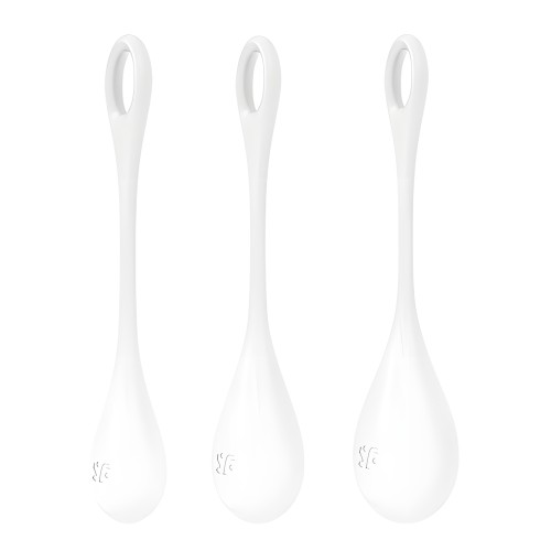 Conjunto de Bolas de Entrenamiento Satisfyer Yoni Power 1 - Blanco