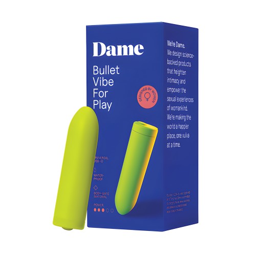 Dame Zee Bullet Vibrator - Citrus