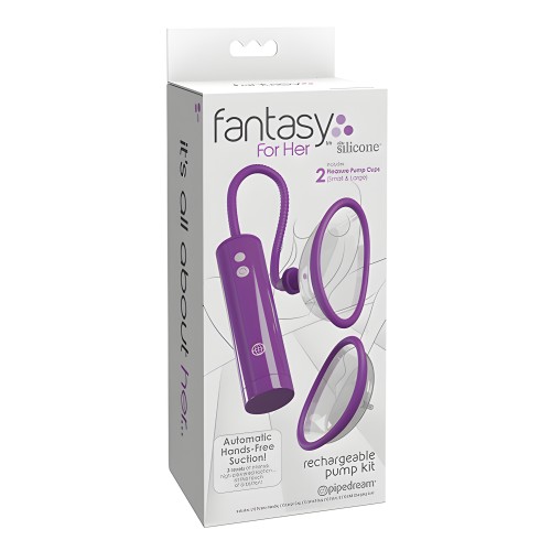 Kit de Bomba de Placer Recargable Fantasy For Her Morado