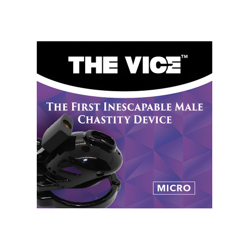 La Jaula de Castidad The Vice Micro - Negro