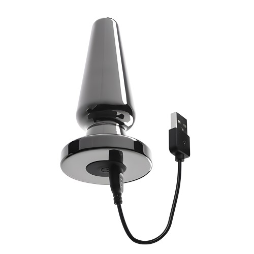 Evolved Advanced Vibrating Metal Plug - Black