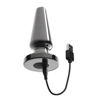 Evolved Advanced Vibrating Metal Plug - Black