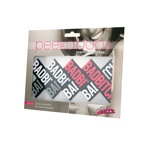 Peekaboos Bad Bitch Pasties - 2 Pairs | Peekaboos