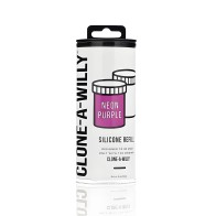 Clone-A-Willy Silicone Refill - Neon Purple