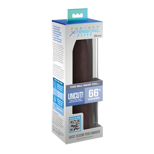 Fantasy X-tensions Elite Manga de Extensión Sin Corte de 7" - Marrón