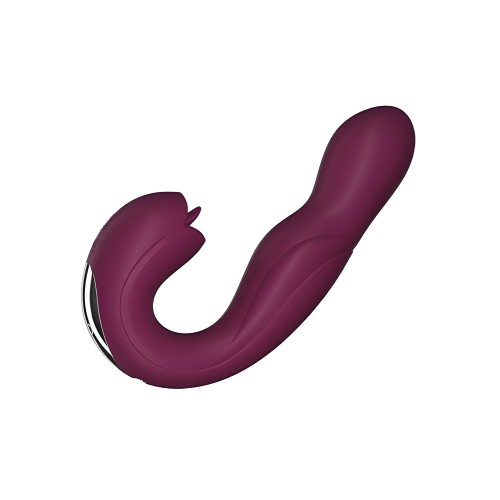 Vibrador G-Spot con Cabeza Rotativa - Púrpura