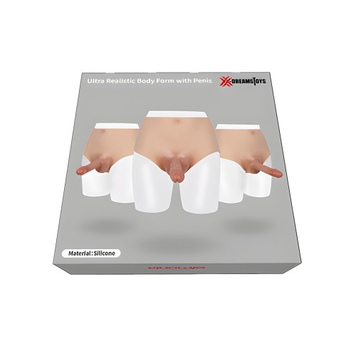XX-DREAMSTOYS Realistic Penis Form - Ivory Medium