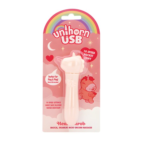 Unihorn Heart Throb - Pink Vibrator