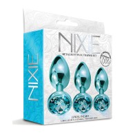 Juego de Plugs Anal Nixie - Azul