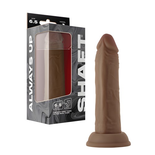 Shaft Model J Liquid Silicone 6.5" Dong - Oak
