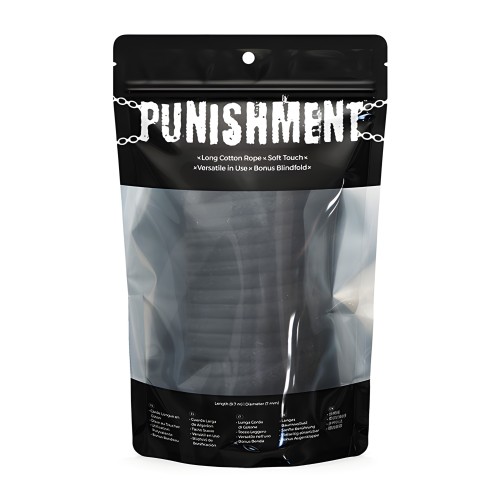 Cuerda de Bondage Punishment - Negra