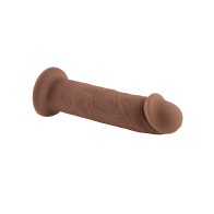 Pene Vibrador Girthy de Evolved 7" - Oscuro