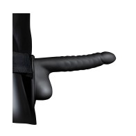 Shots Ouch Strap On Hueco de 8" con Bolas - Negro