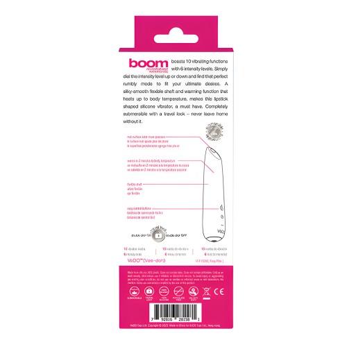 VeDO Boom Vibrador Recargable Ultra Poderoso - Rosa