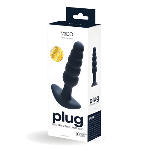 VeDO Plug - Plug Anal Recargable - Negro