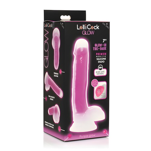 Curve Toys Lollicock Glow In The Dark Dildo