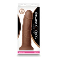 Dildo de Densidad Dual de 7" - Marrón