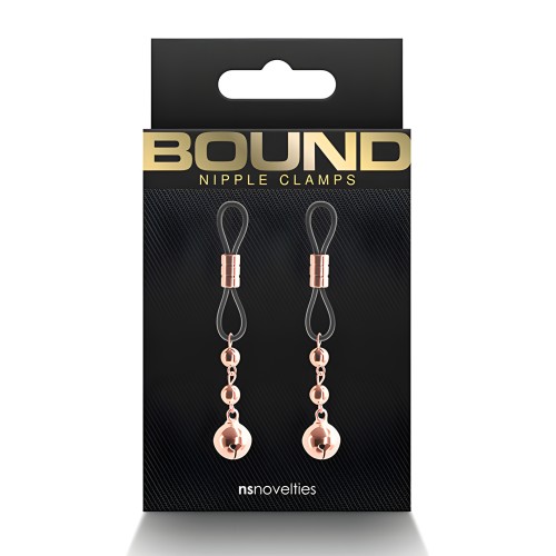 Bound D1 Nipple Clamps - Rose Gold