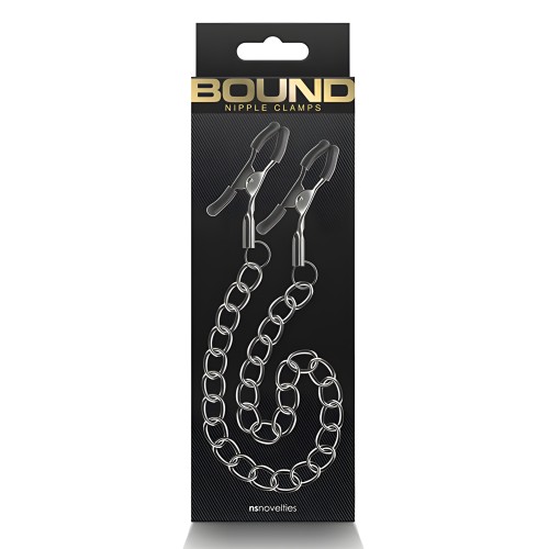 Bound DC2 Pinzas para Pezones - Gunmetal